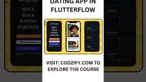 Dating App In FlutterFlow | FlutterFlow Tutorial for Beginners