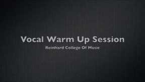 Singing Lessons - Vocal Warm Up Exercises (PART 1 of 3)