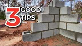 3 Great Tips for Block-work | Build A Foundation