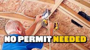 How to Run Permanent Temporary Power to a Shed