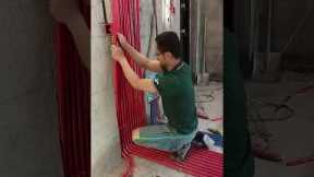 Electric wiring candiote installation#shorts