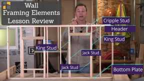 Review the parts of a wall with rough openings  - A mini lesson from TradeSkillsU.com Framing Course