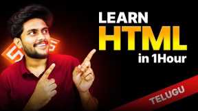 FULL HTML Course in 1 HOUR From a ZERO to HERO | Code With Swaroop