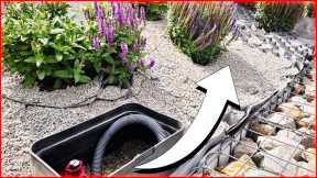 Creating a raised bed on a slope: Installing honeycomb fleece and automatic irrigation - Part 2