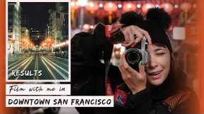 Roll with me in SF to grab some photos with cinestill 800t film!