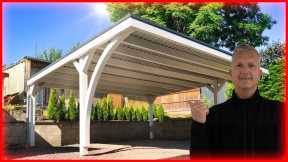 Carport kit delivery - Double carport from EasyCarport at a glance