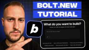 Bolt.new Tutorial for Beginners (2025) - Bolt AI