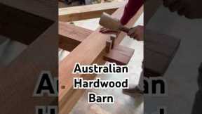 Building without nails #carpentry #building #home #barn #handmade