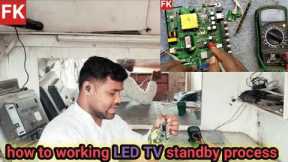 LED TV motherboard Standbuy process explain!Quick & Easy fixing tips#Standby Problem Solving process