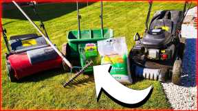 Spring lawn care: mowing, fertilizing & scarifying for a healthy lawn