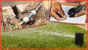 Installing a new Hunter i20 lawn sprinkler - step by step instructions