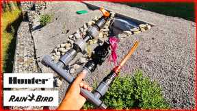 Secure gabion slope & install drip irrigation - Hunter & Rain Bird guide