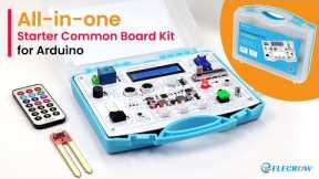 Elecrow All-in-one Arduino Starter Common Board Kit with 15 Sensors and 21 Lessons