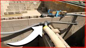 How to Build a Pool: Connect FlexFit Pipes & Install Inlet Nozzles - Pool Conversion Guide