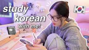 STUDY VLOG 📓✨: Learn KOREAN With Me for My Trip to Korea (Again!)