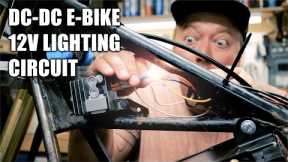 72v DC to DC 12V Converter Electric E Bike DIY light wiring tips and tricks