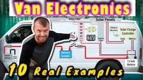 VAN LIFE ELECTRONICS Start to Finish (Learn solar wiring here)