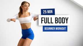 25 MIN NEW TO HIIT Workout, for Beginners - No Equipment - Full Body, No Repeat Home Workout