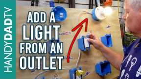 How to Add a Light from an Outlet