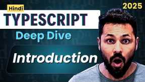TypeScript Hindi Tutorial #1 Introduction for Complete Beginners