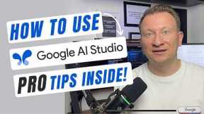 Google AI Studio Tutorial for Beginners: Master it in 10 Minutes!