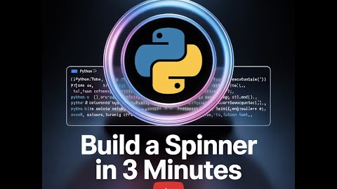 Code a Mesmerizing Spinner in Python!  3-Minute Tutorial for Beginners