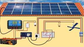 Solar Panel wiring connection in House wiring