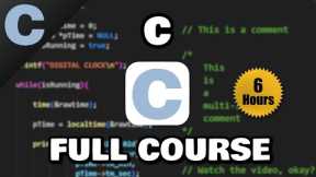 C Programming Full Course for free ⚙️ (2025)