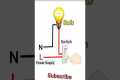 Very easy one switch one bulb wiring