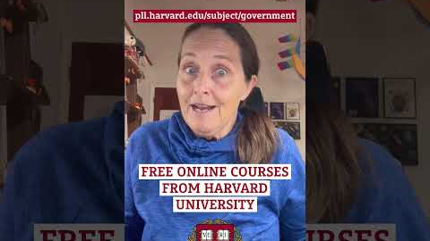 FREE ONLINE COURSES FROM HARVARD UNIVERSITY