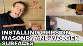 Installing Clips on Masonry and Wooden surfaces - Level 1 plumbing