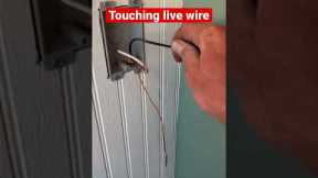 Safely Touching a live wire. #offgrid