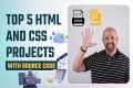 5 HTML CSS Projects ❤️ for Beginners