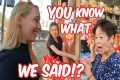 “Did you just say…” Catching people