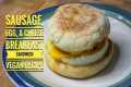 Vegan Sausage, Egg, and Cheese