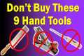 Tools Not To Buy | Learn From My
