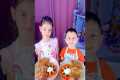 Children make a delicious and healthy 