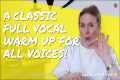 An awesome vocal warm up routine