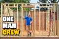 How to Frame a Shed (One Section at a 