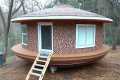 Old Man Builds JAPANESE ROUND CABIN