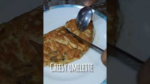 Cheesy Omlette recipe | Healthy breakfast ideas| egg recipes | How to make Omlette ? #shorts #yt