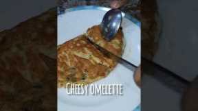 Cheesy Omlette recipe | Healthy breakfast ideas| egg recipes | How to make Omlette ? #shorts #yt