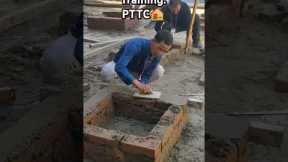 Brick Layer Mason Skill Training Video.✅ #construction #brick #layer #mason #skills #bricklayer 🏠️💟