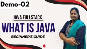 Java FullStack Demo 03 | Java Programming Introduction | Java FullStack Tutorial for Beginners