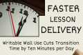 Writable Wall Use Cuts Transition