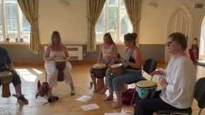 Playing djembe - 3 easy interlocking rhythms for a beginner's drum circle