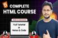 HTML Full Course | HTML Tutorial for