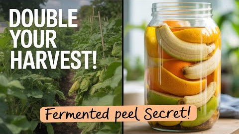 The Hidden Gardener's Trick  Double Your Harvest with This One Simple Fermented Fruit Peel Hack!