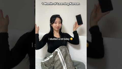 1 Day of Learning Korean🇰🇷 What stage of learning are you in right now? #korea #korean #aelfriceden