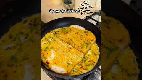Breakfast Egg Sandwich Hack | One Pan Egg Toast | Healthy Egg sandwich #shorts